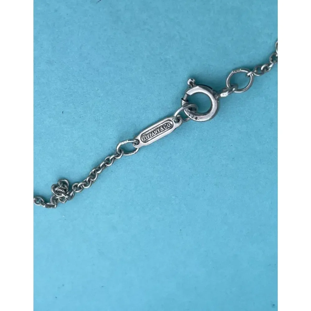 Tiffany & Co. Triple Torque Frank Gehry Pendant Necklace Silver Drop Dangle 925 - Picture 7 of 12